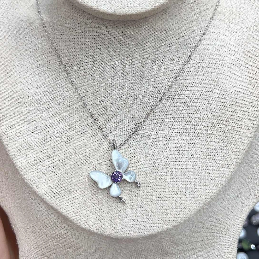 水晶戒指银S925镶嵌