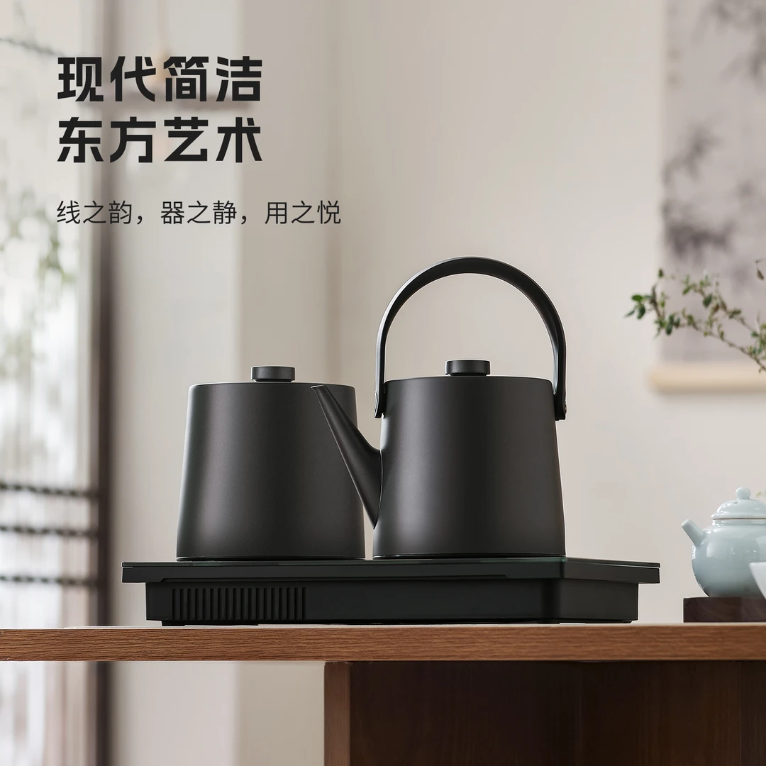 茶博汇高端全自动双上水提梁壶电热烧水炉泡茶电茶炉煮茶炉煮茶器