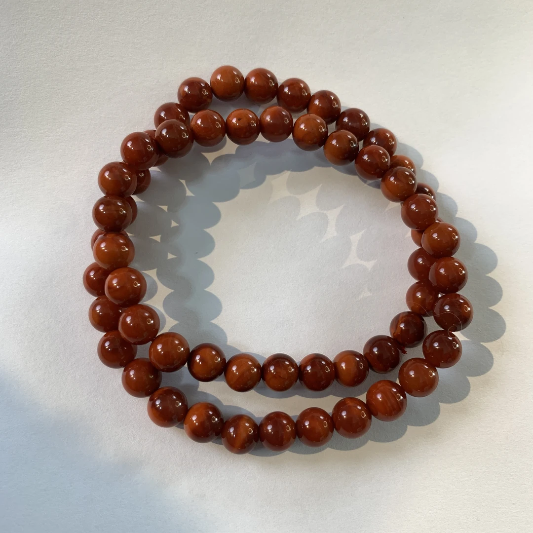 南红高品质牛血红手串精品