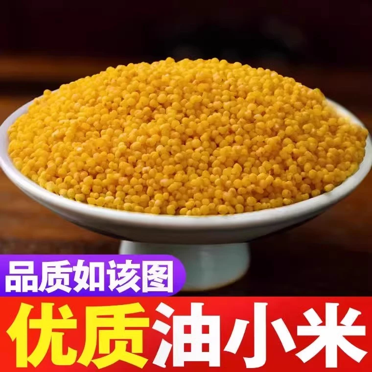 （新疆包邮）优质糯黄小米新米营养丰富熬粥佳品