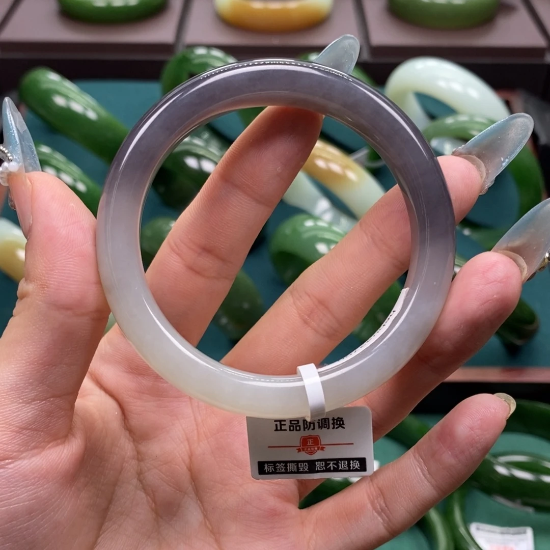 和田玉未镶嵌手镯5354