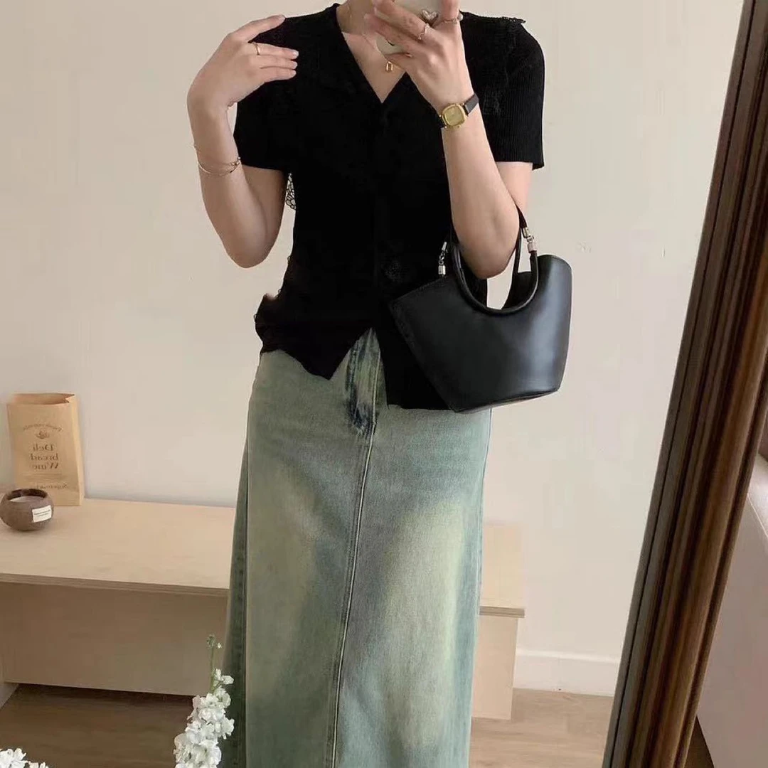 5801 女款气质显瘦夏季休闲上衣