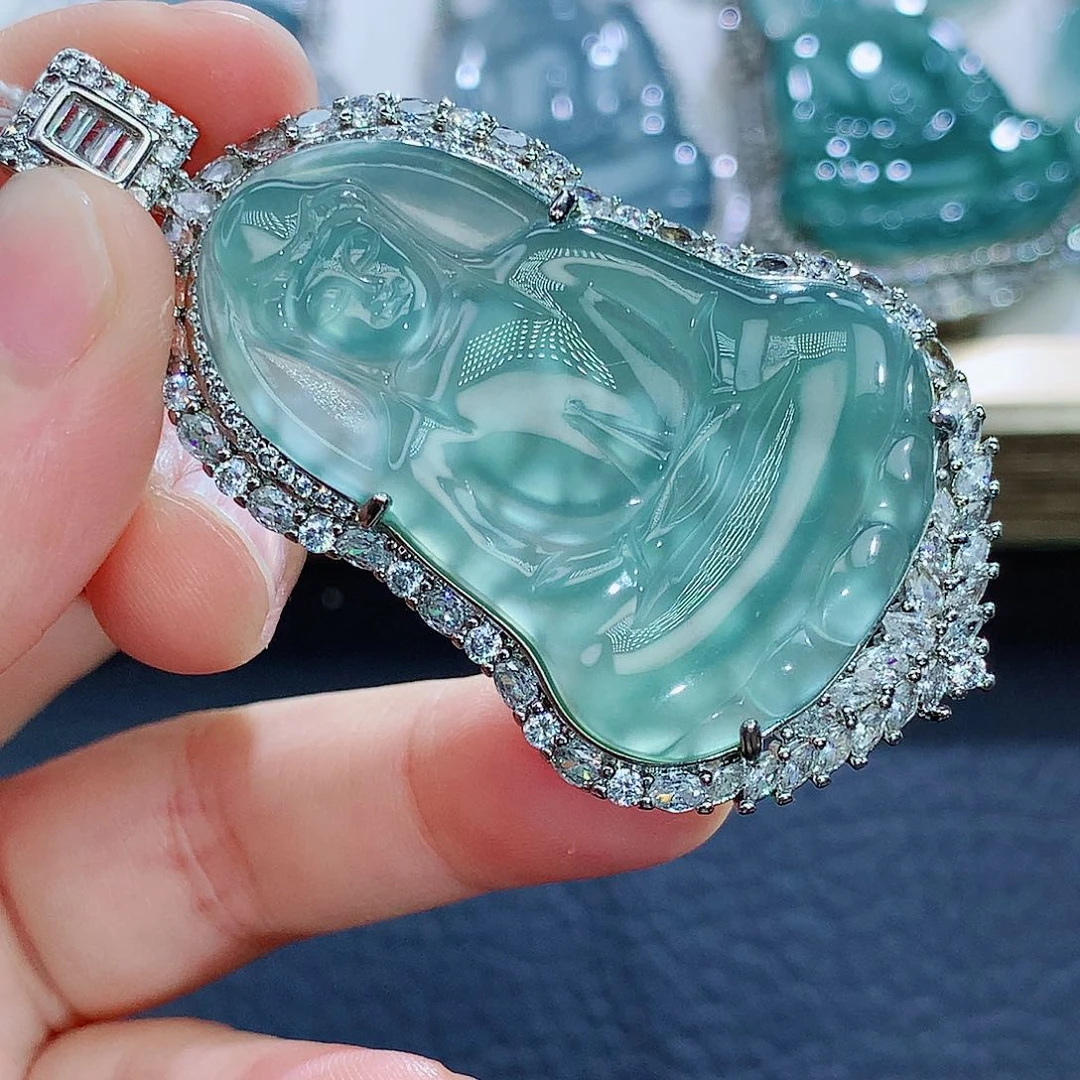 未镶嵌挂件翡翠翡翠