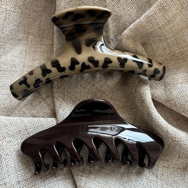 过目不忘~抓夹女高级感2025新款大号鲨鱼夹后脑勺发夹夏天发量大