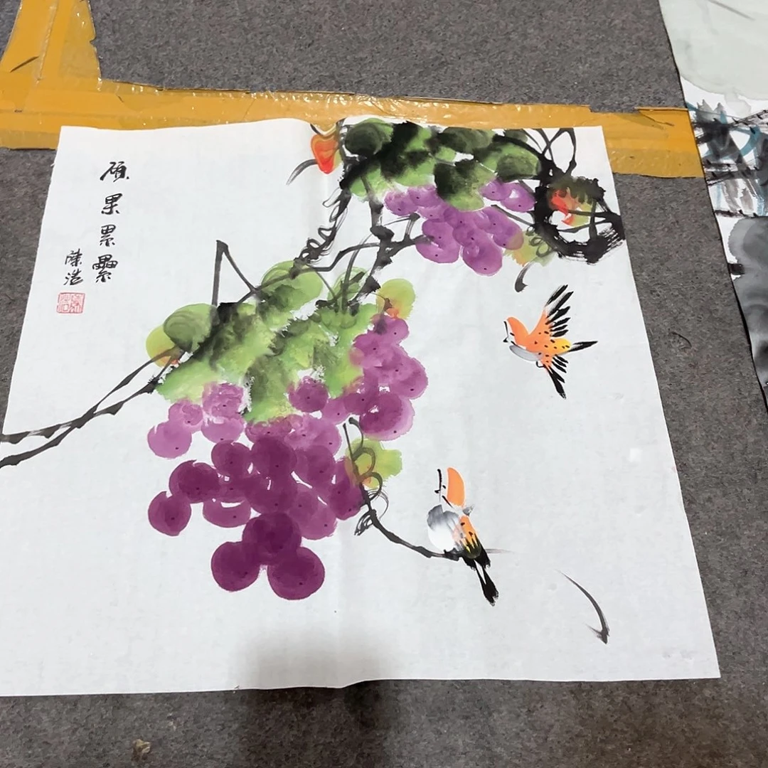 国画纯手工绘画作品欣赏作品