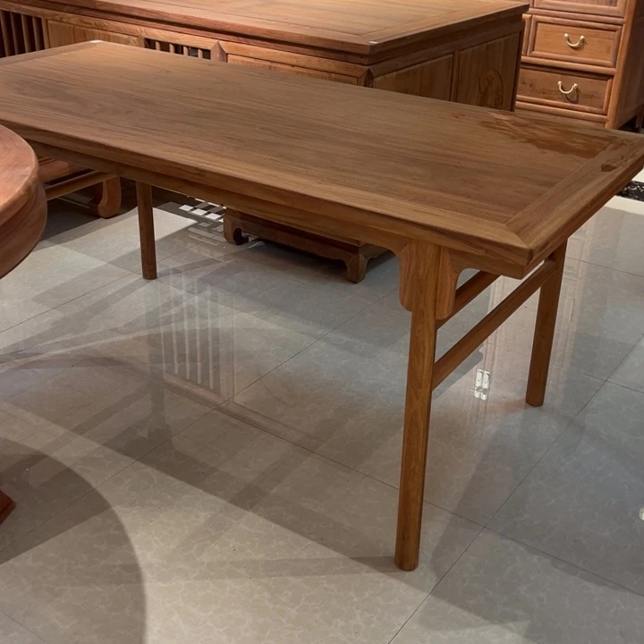 小***阳紫檀木类端景台缅花刀牙案