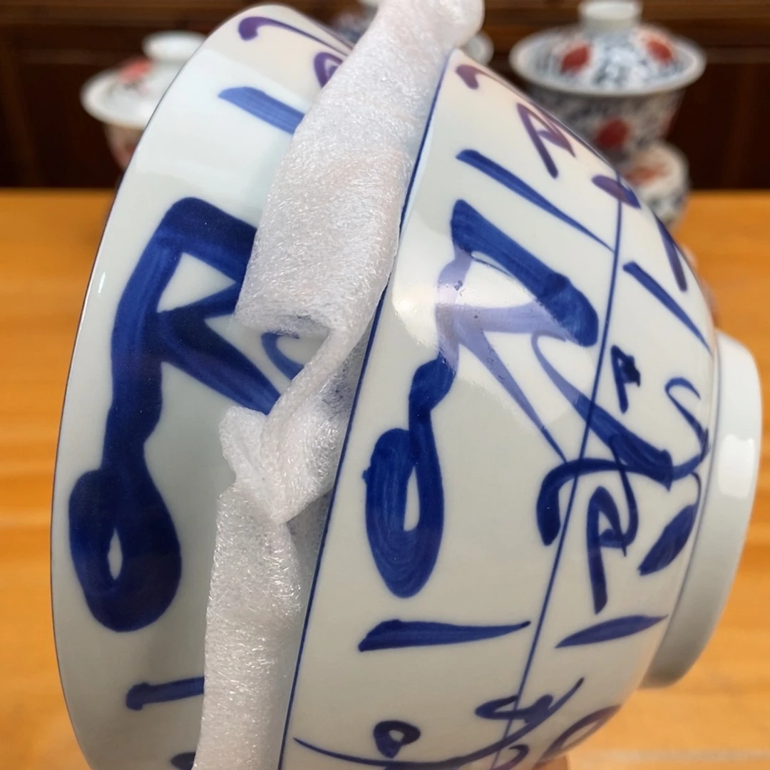 手绘现代茶具非古董