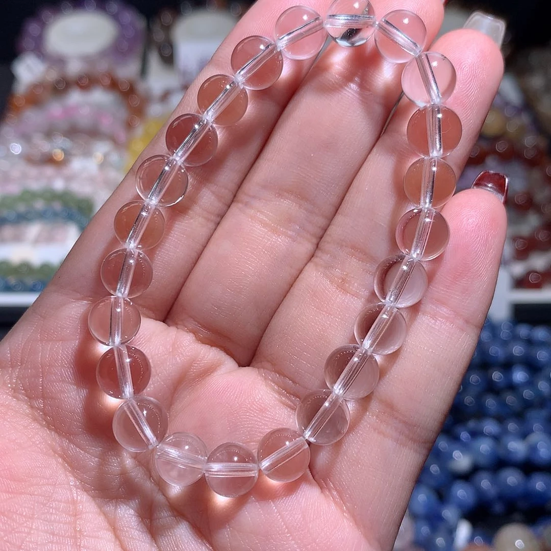 未镶嵌手链水晶双A白水晶8