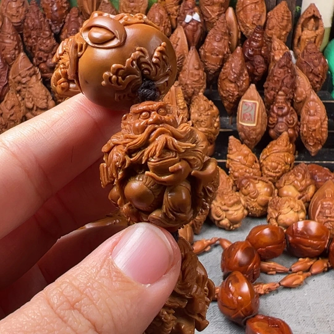 蓝***猫手串/手链橄榄核hd