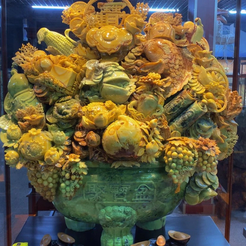【闪购商品】蛇纹石玉未镶嵌摆件
