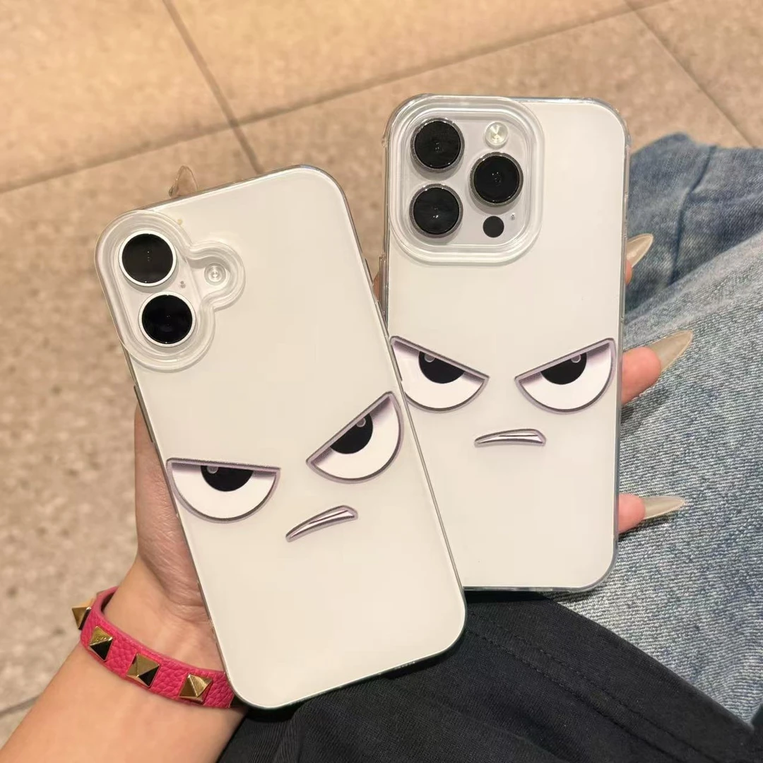 imd邪恶表情适用苹果16/15华为p70手机壳iPhone14oppovivo