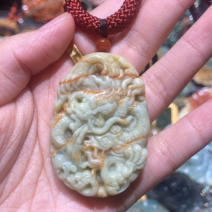 岫玉未镶嵌毛衣链