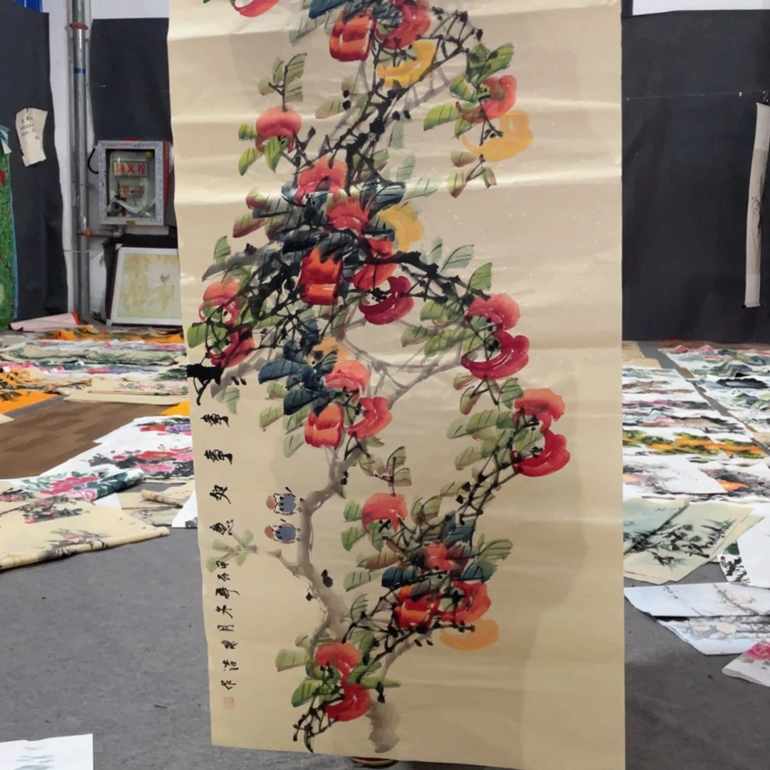 国画国画作品画心一张