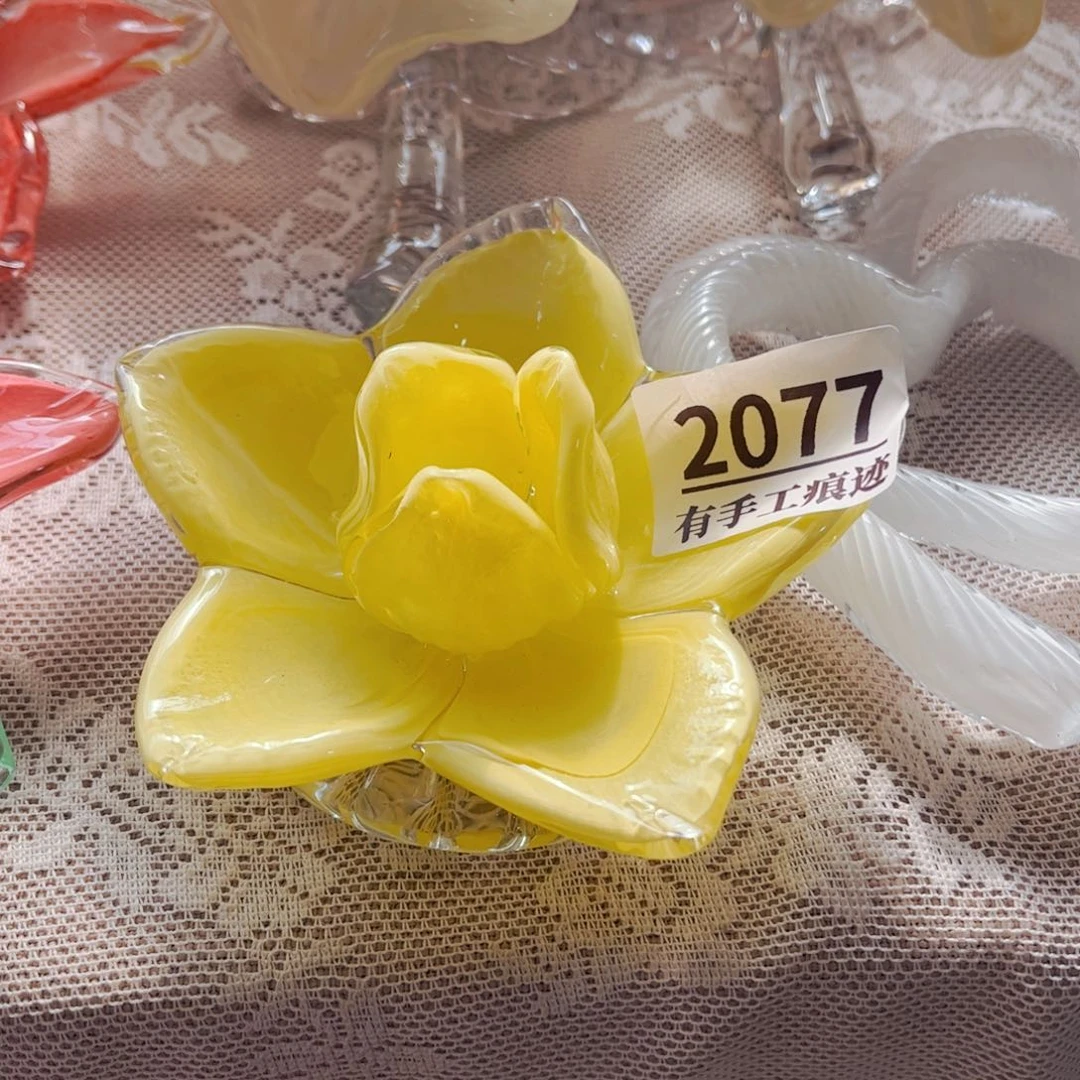 琉璃2077有手工痕迹花瓶摆件