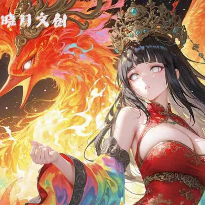 晓月文创《火影忍者》凤仙琉璃--全亚克力超绝色纸卡牌盲盒