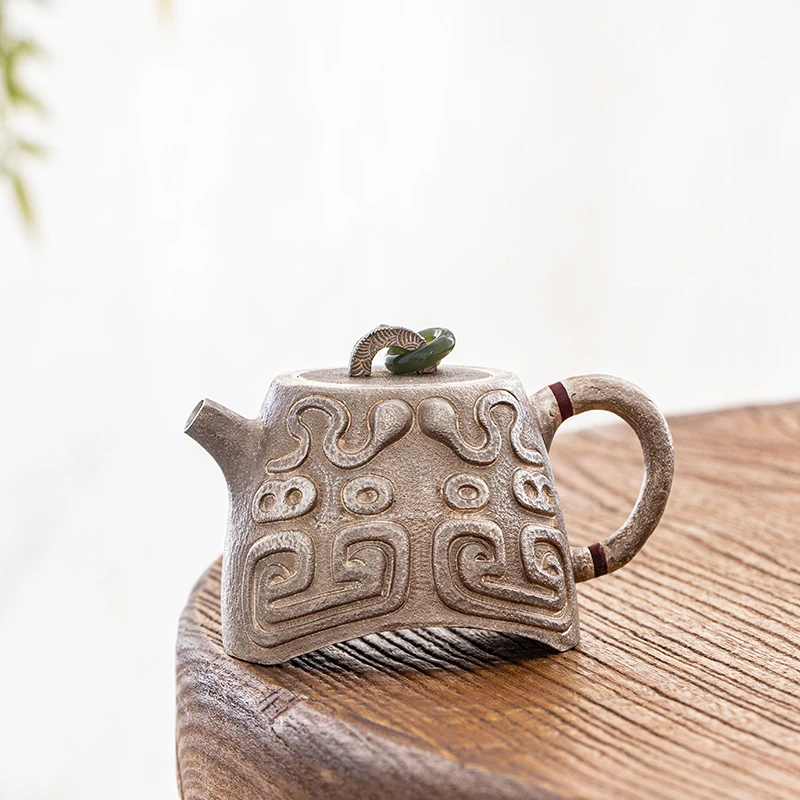 蜂鸟工坊 大师壶 双环钮三星堆做旧秦权小壶 SWA2588