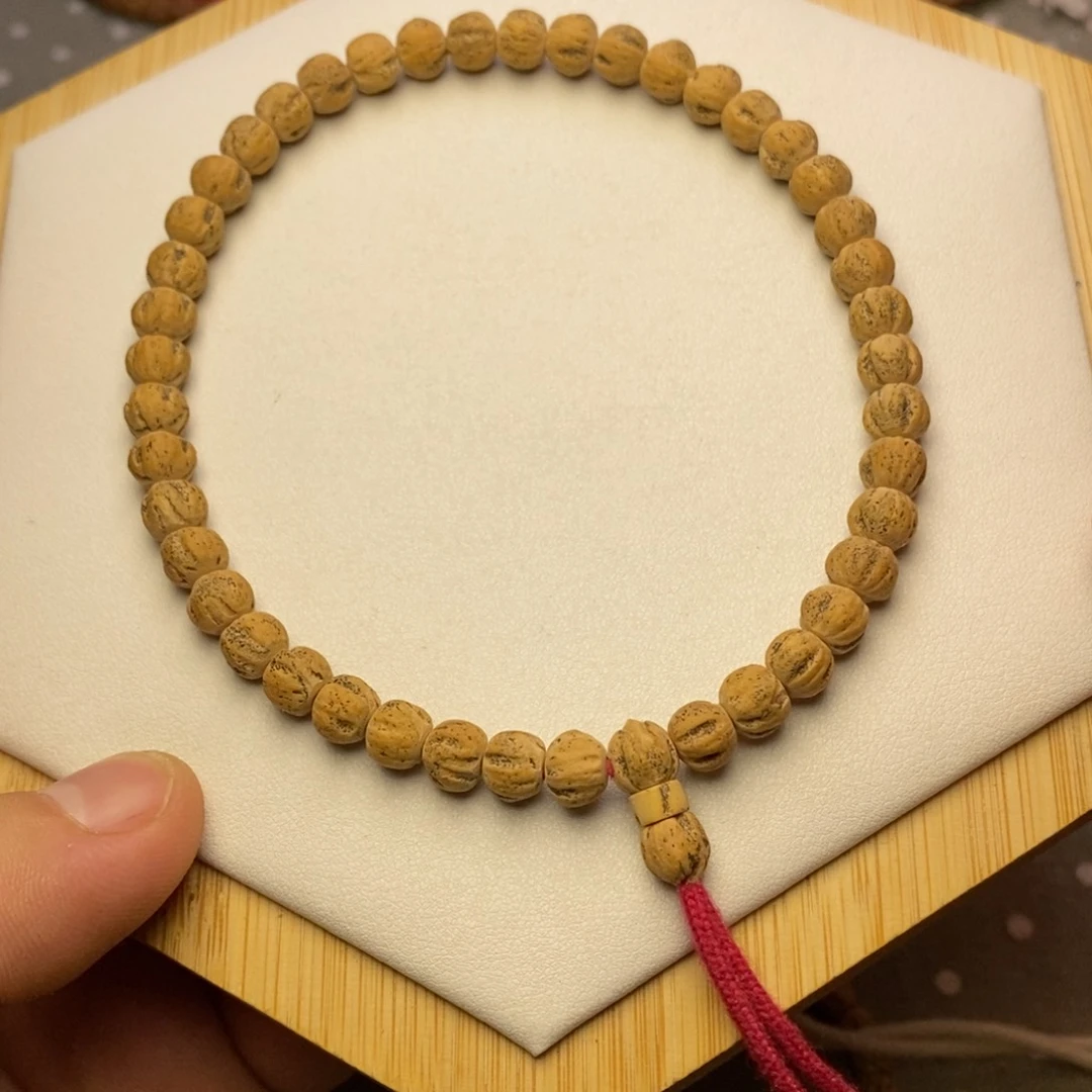 柏香籽/百香籽吊坠手作热振原桩微磨手持7.3-7.5左右