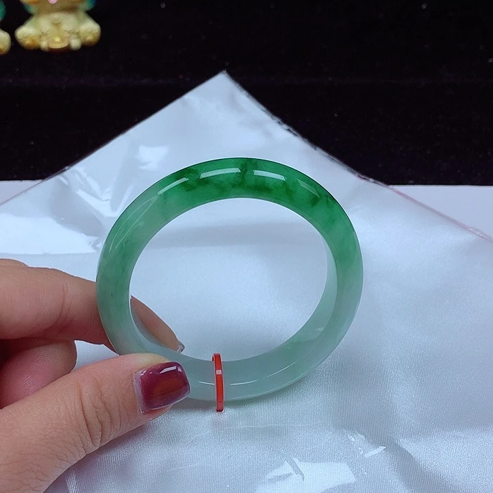 未镶嵌手镯翡翠圈口53