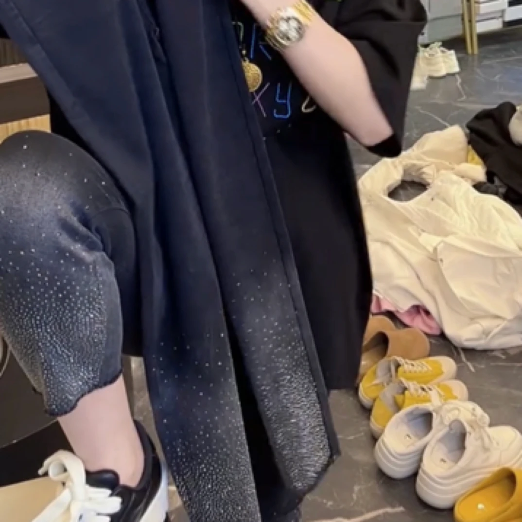 欧货重工百搭修身显瘦打底裤8500款