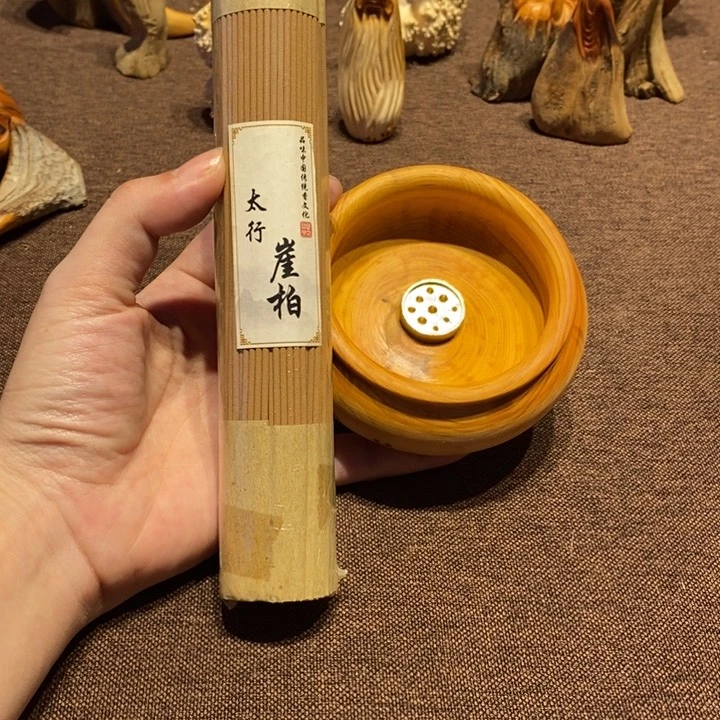 柏木（崖柏）香炉+100克香