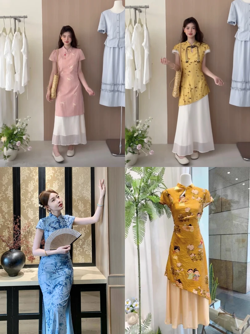 （清货清货）夏季新中式连衣裙链接合集11