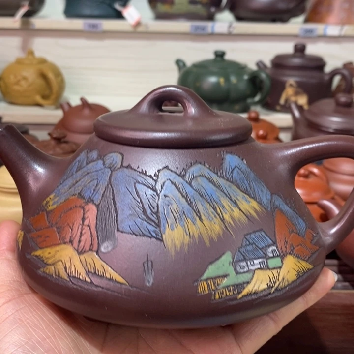 茶壶紫砂微瑕处理一把