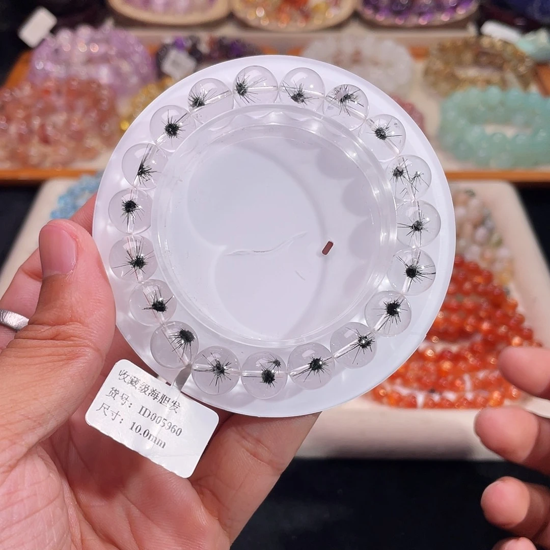 未镶嵌水晶手链收藏级海胆发10mm