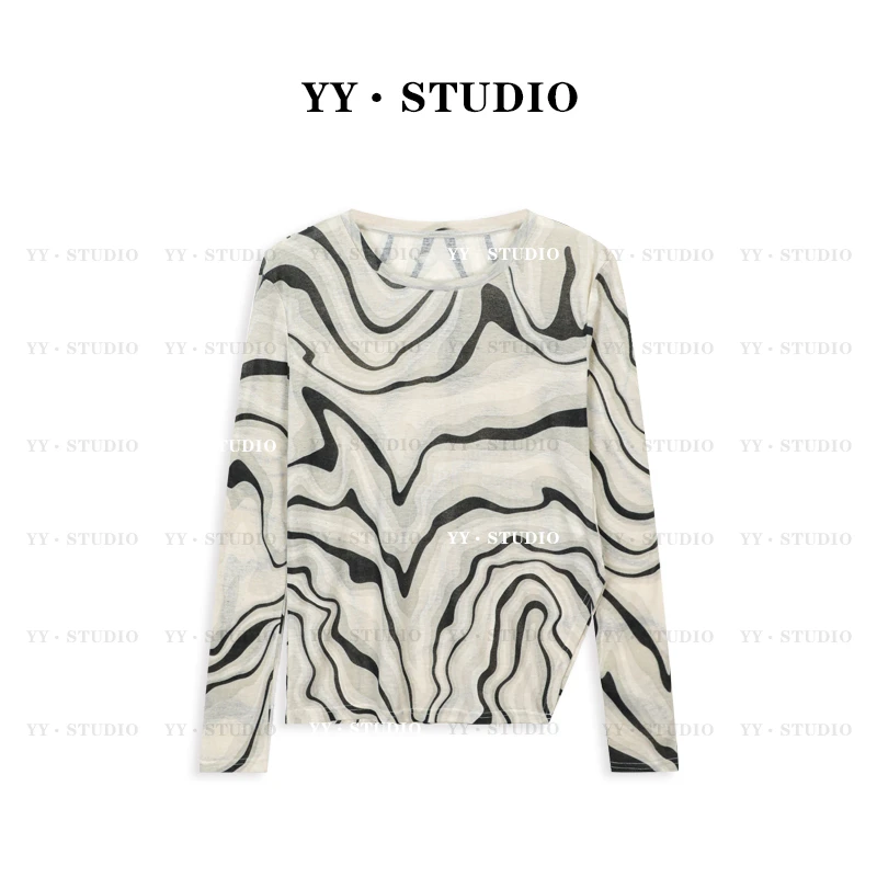 【YANYAN】春季长袖印花网红T恤YY-1138