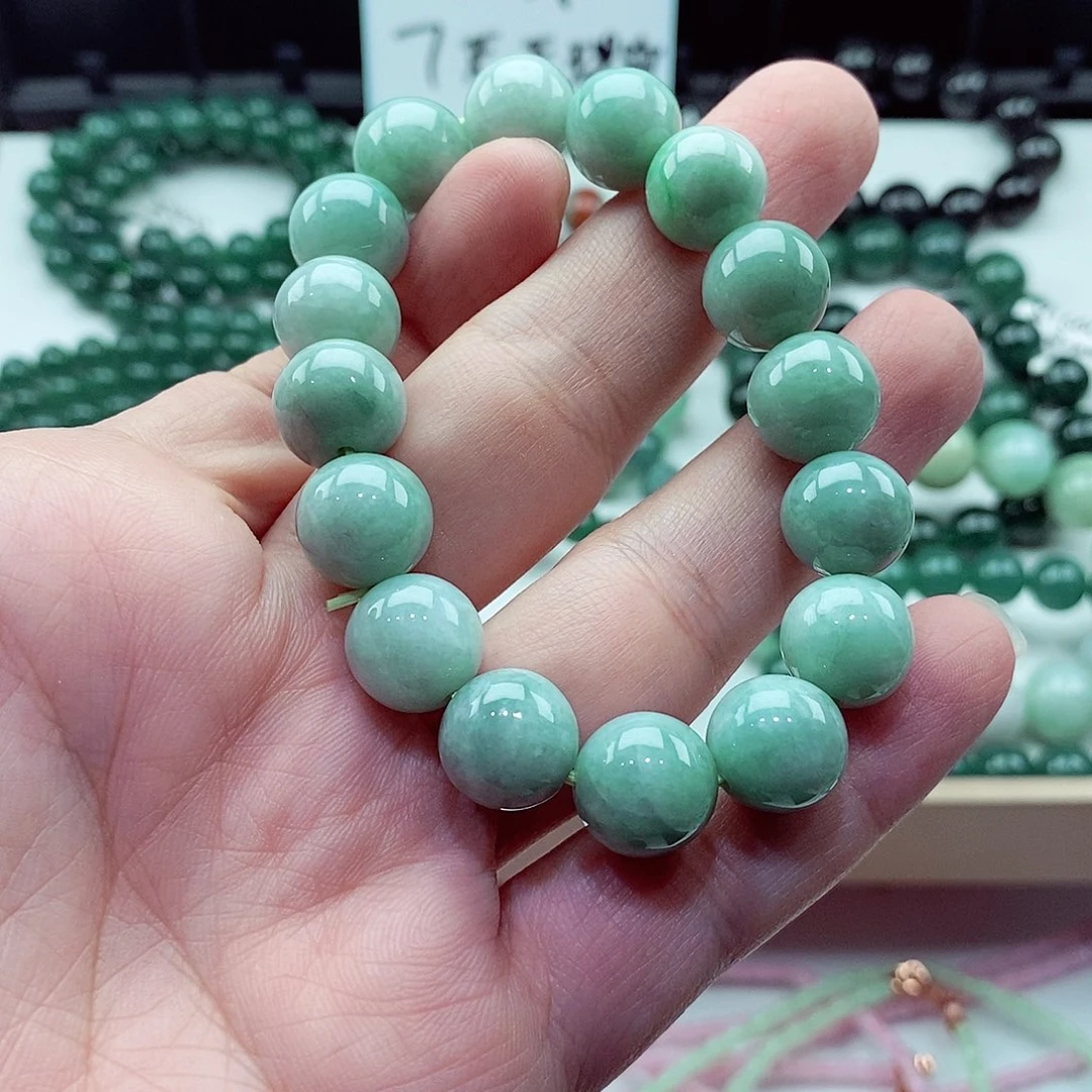 翡翠未镶嵌毛衣链