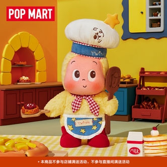 泡泡玛特欢迎来到月球表面系列-烘焙师毛绒公仔