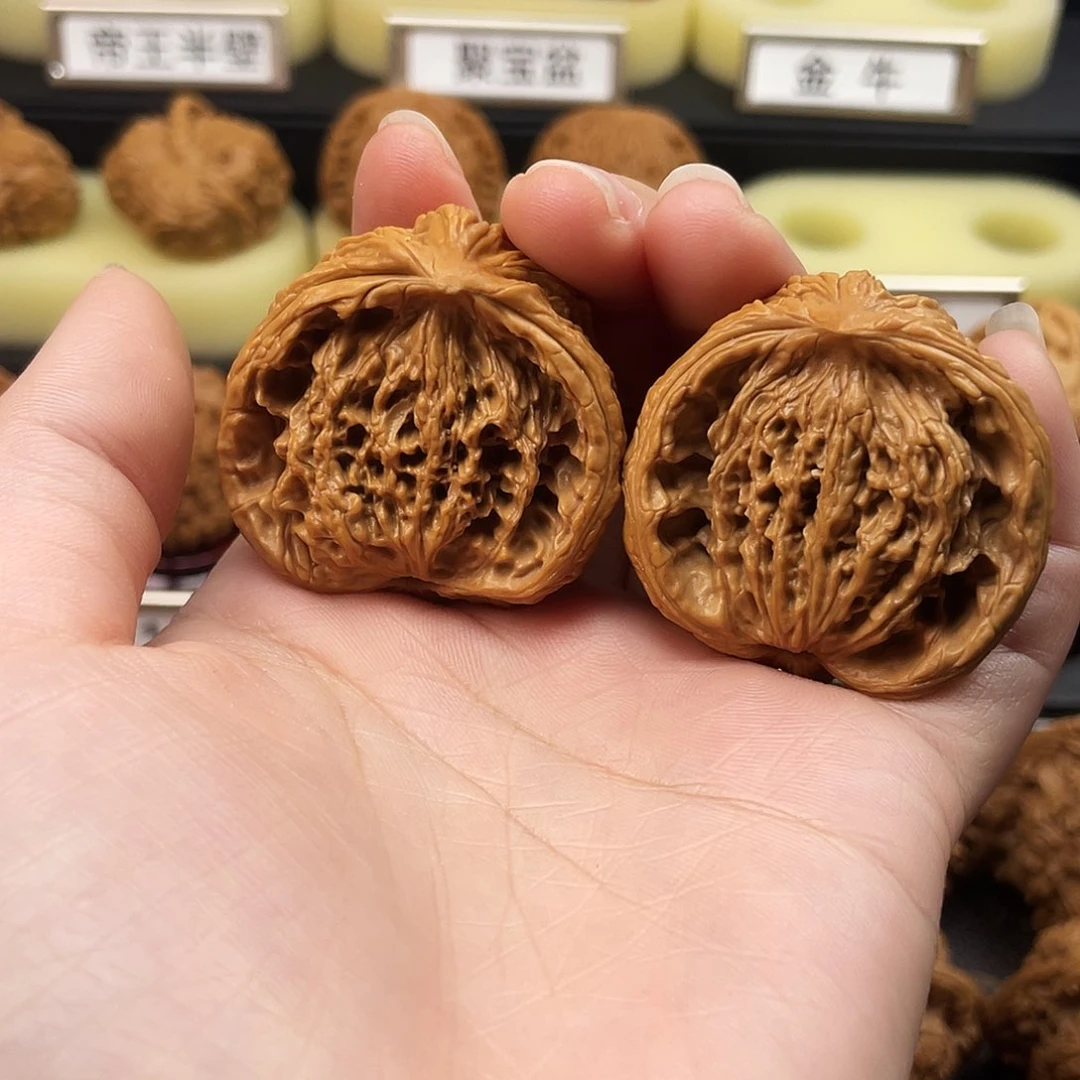 文玩核桃把件蛇头40尺923