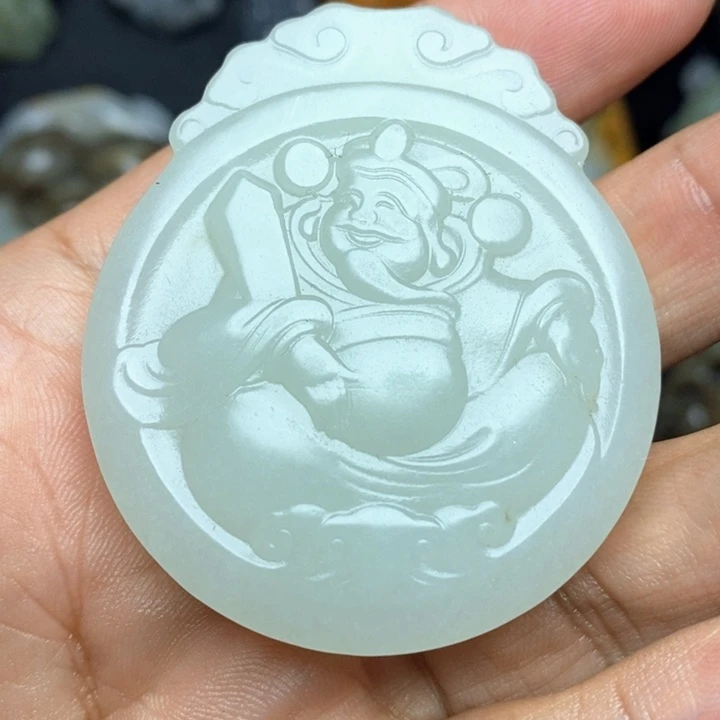 颈饰未镶嵌和田玉