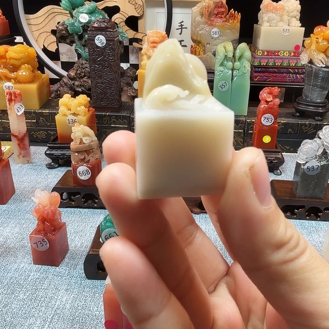 寿山石印石旭日东升8