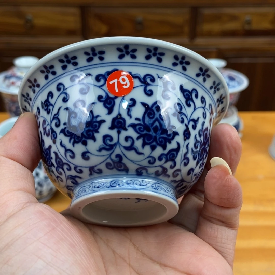 手绘茶具现代制品
