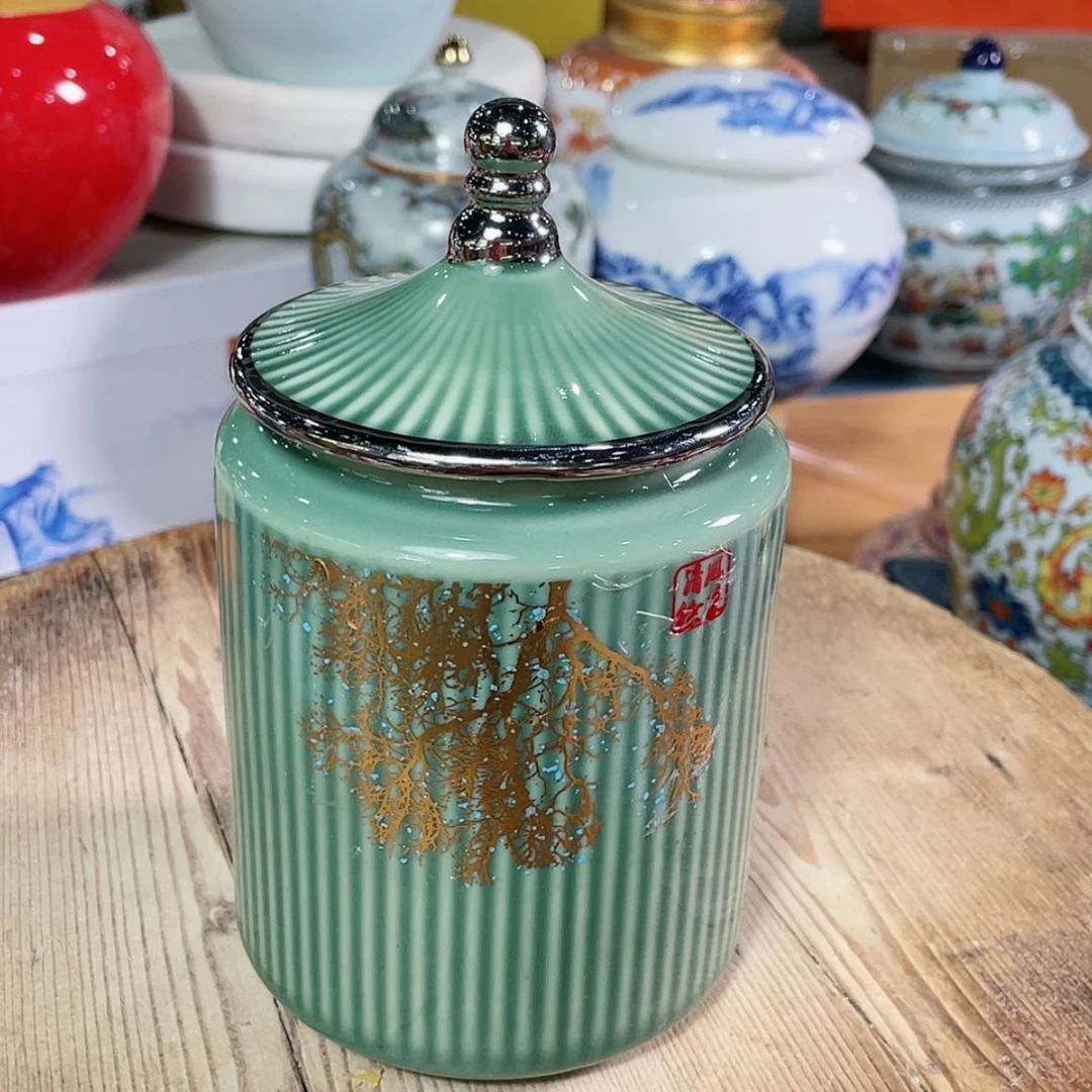 【闪购商品】罐陶瓷茶叶罐密封罐