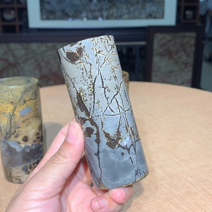 ，广西国画石摆件，收藏观赏