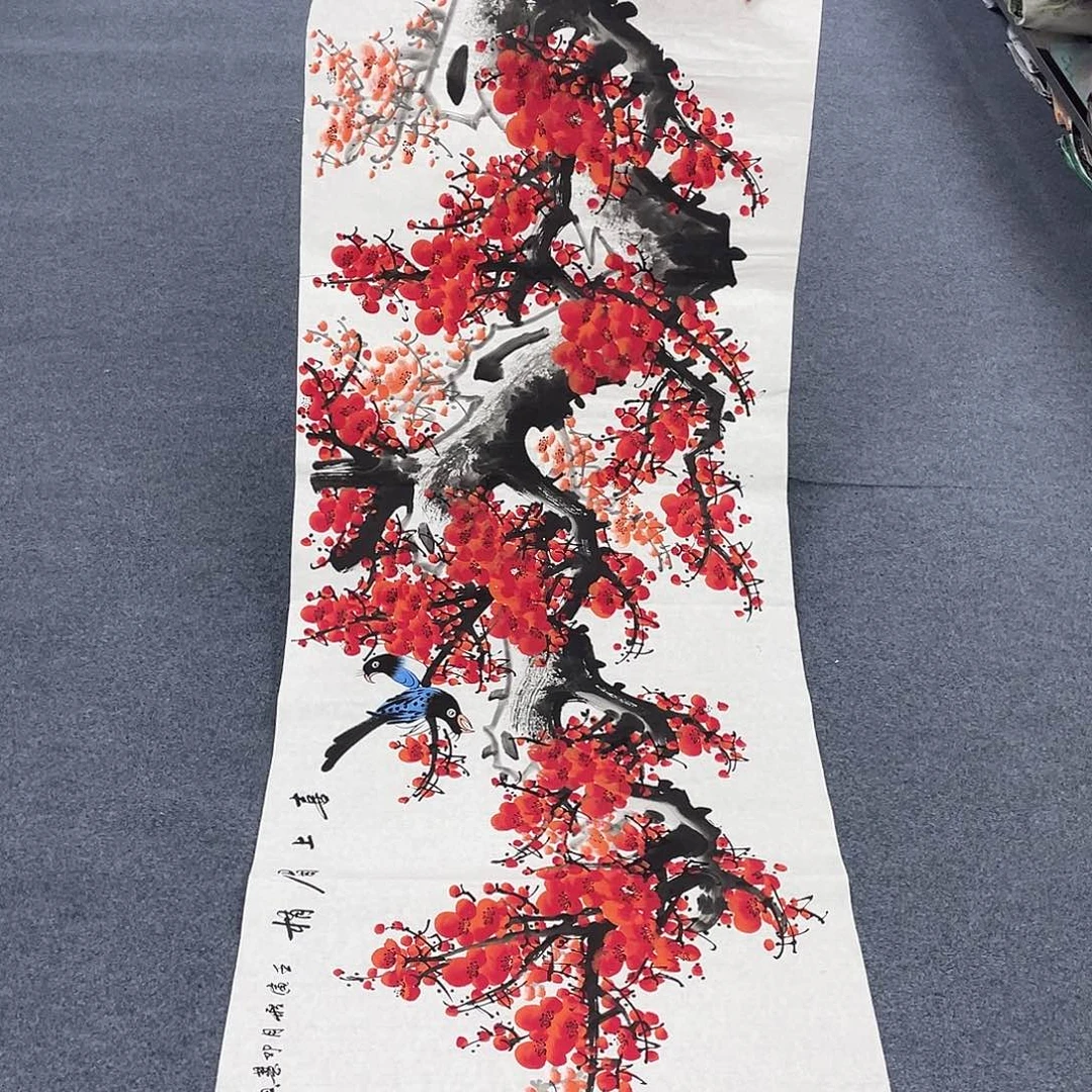 国画国画作品小姐姐放漏…