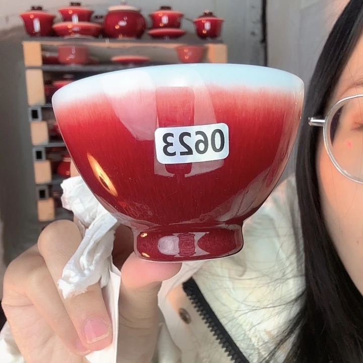 瓷片景德镇郎红陶瓷