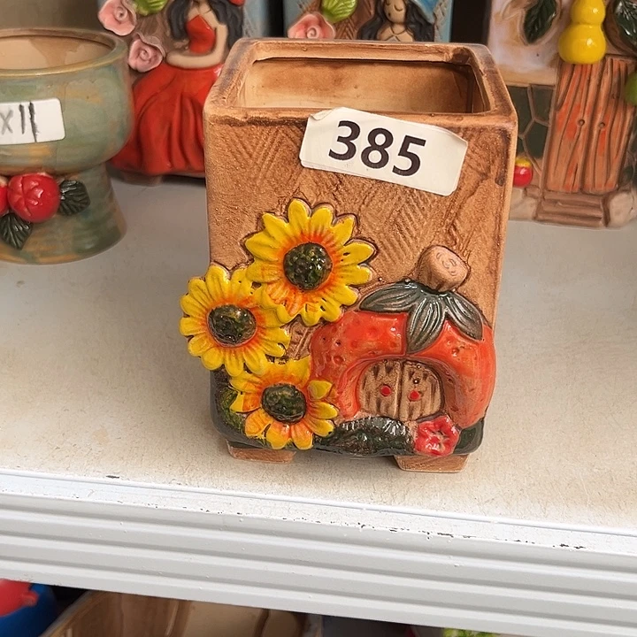 粗陶材质多肉花盆