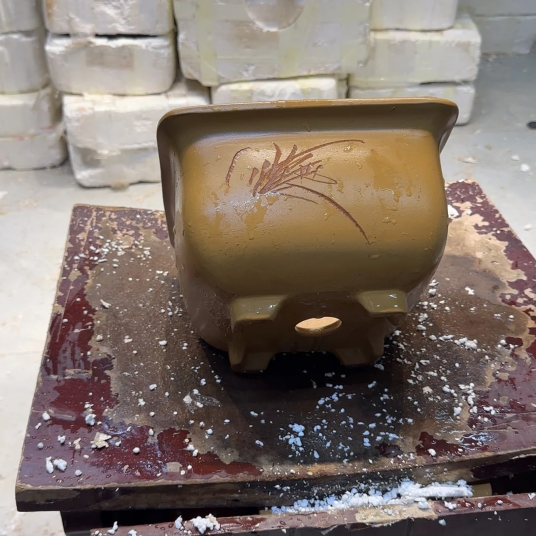 紫砂花盆口径18.13口径