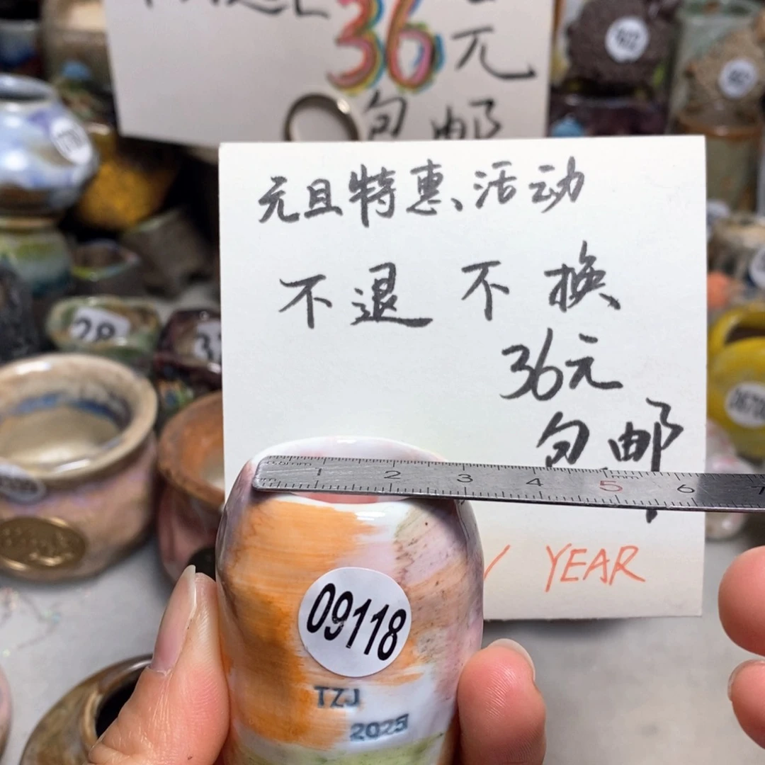 花盆特价不退不换的原价28