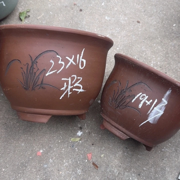 紫砂花盆特价清仓