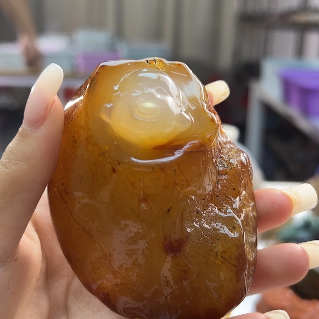 玛瑙/玉髓未镶嵌吊坠(不含链)