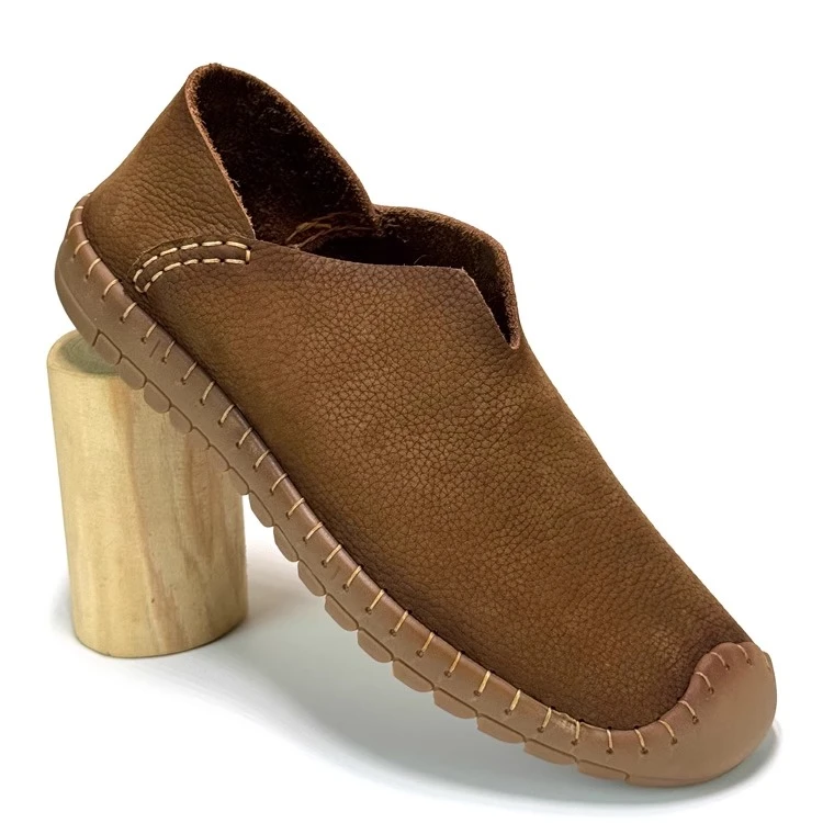 韩版豆豆鞋男夏季透气时尚软底复古皮鞋一脚蹬懒人鞋两穿休闲男鞋