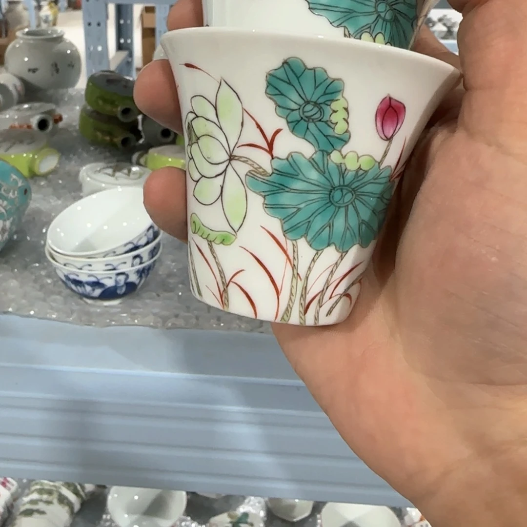 瓷片摆件手绘瓷器全部处理了吧