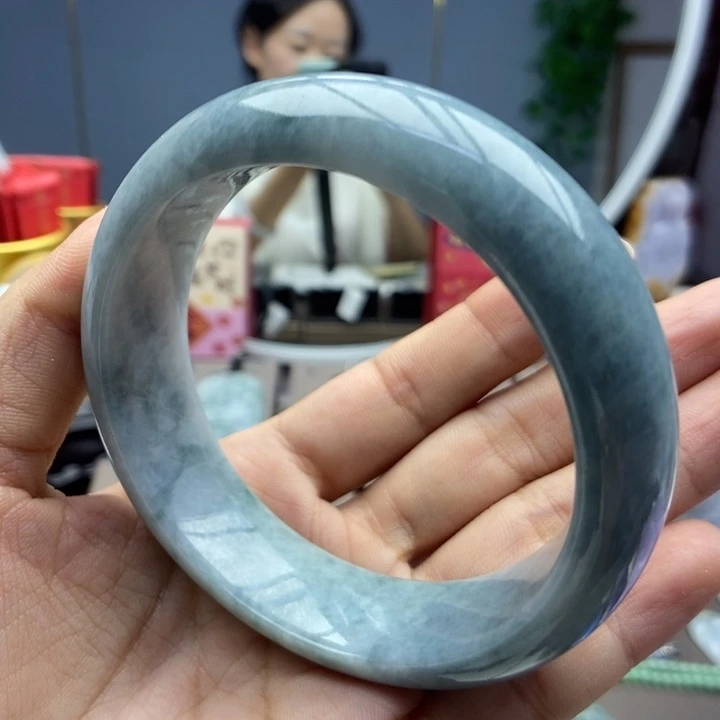 翡翠未镶嵌颈饰手镯10-55