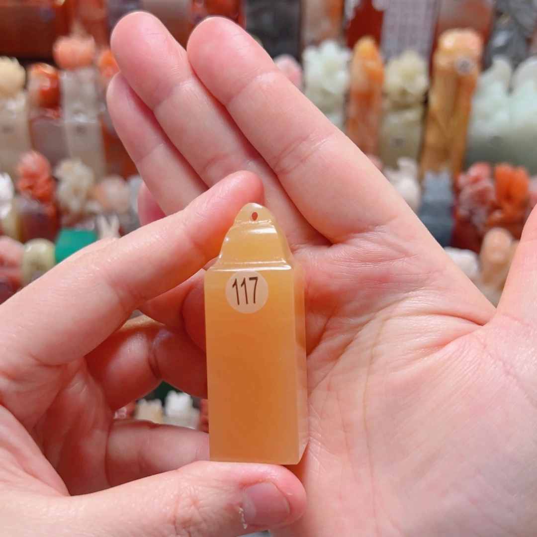 大糖手工篆刻器皿包手工刻字2厘米