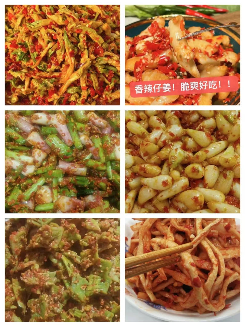 湘湖南郴州桂阳贺氏姐妹农家传统坛子腌制剁椒下饭菜凉拌泡菜
