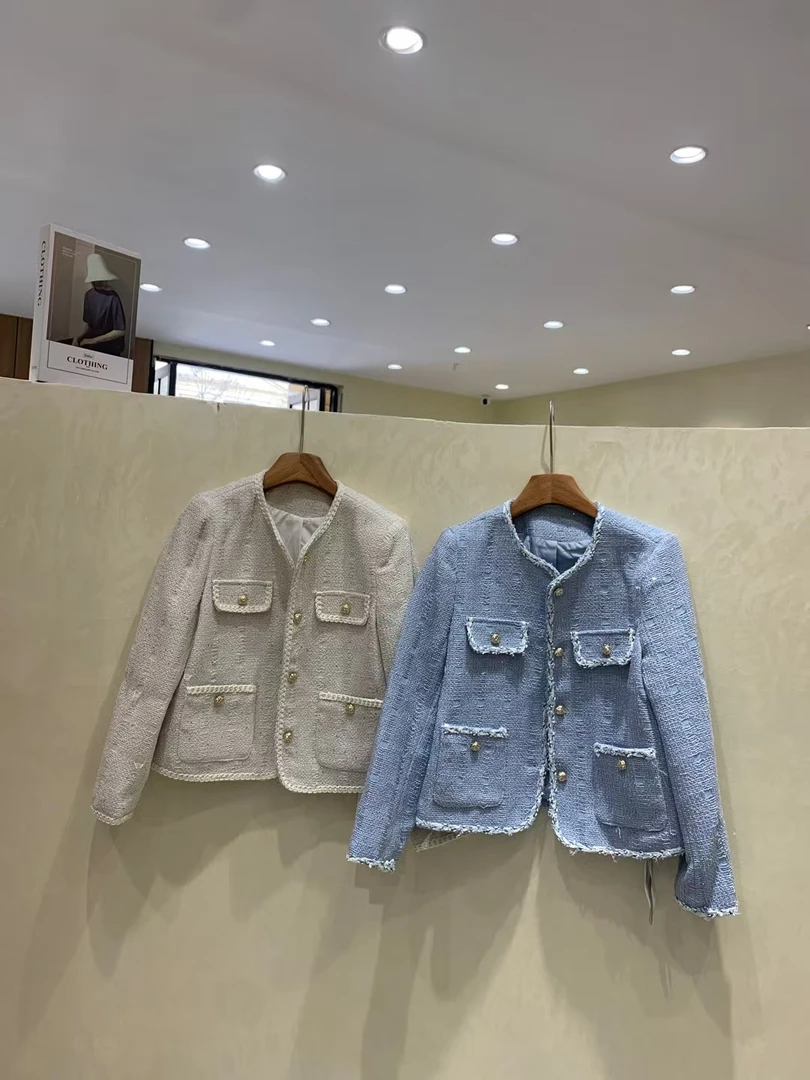 30023#新款春季小香风外套