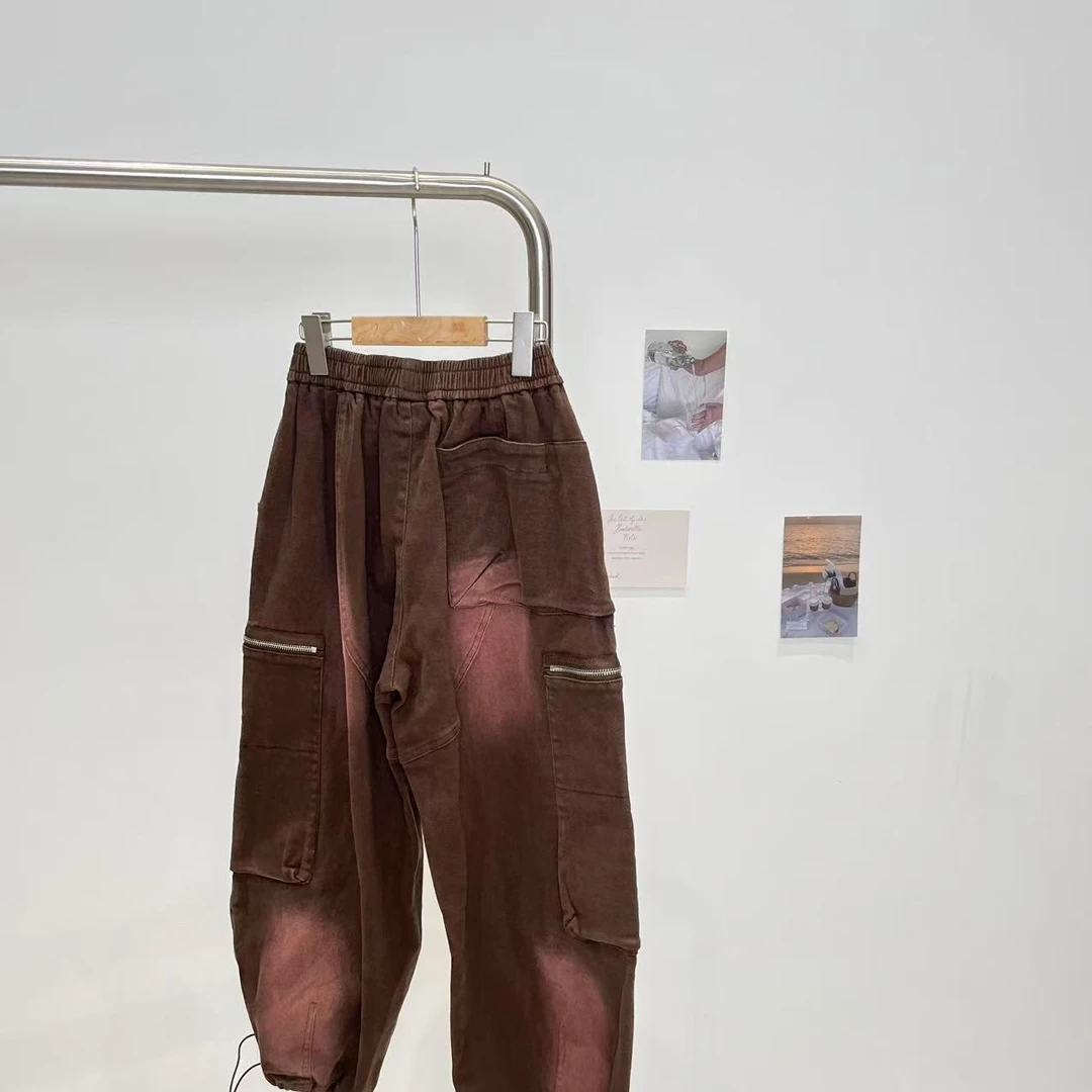 秋冬男童女童裤子咖啡色 1993转系